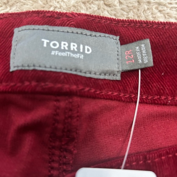 Torrid Red Corduroy Pants - Picture 3 of 7